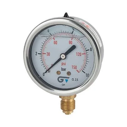 Manómetro Genebre con glicerina de 150 PSI