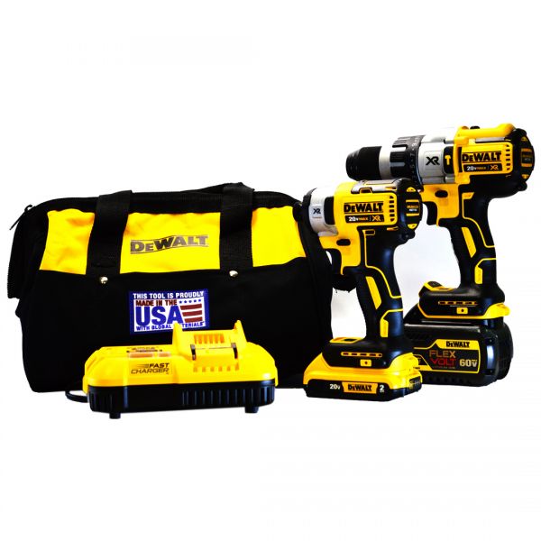 Taladro Dewalt DCK299D1T1 DCD996 + atronillador DCF887