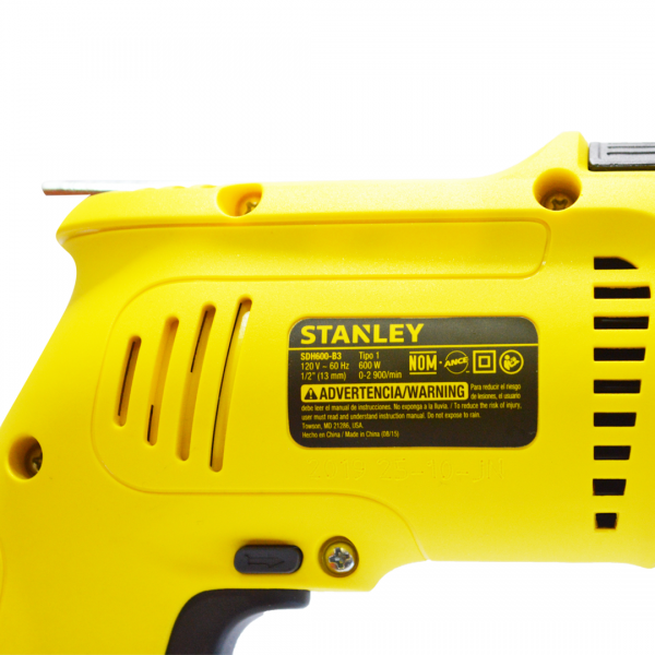 Taladro Stanley SDH600-B3 + caja + 9 brocas - Imagen 3