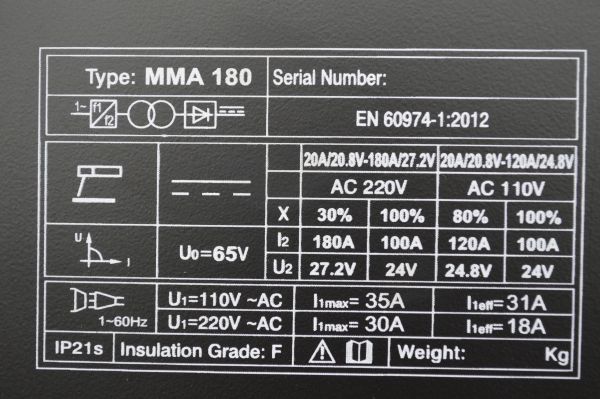 Soldadora Maviju Electrodo 180Amp 110/220v - Imagen 2