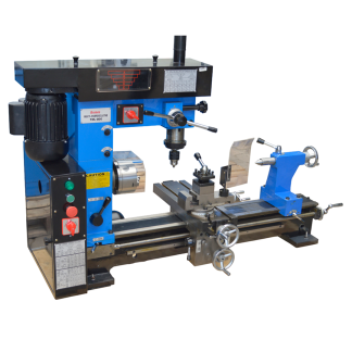Torno fresador de metal 3 en 1 HQ800