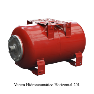 Tanque Hidroneumático Varem horizontal 20 litros