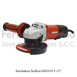 amoladora siefken gd1020 4 1/2 pulgadas 1000w