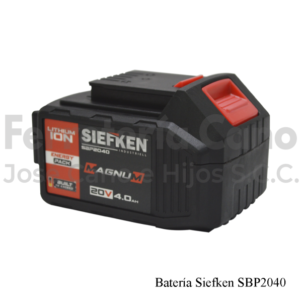 Bateria Siefken SBP2040 4.0Ah 20v Lithium Ion