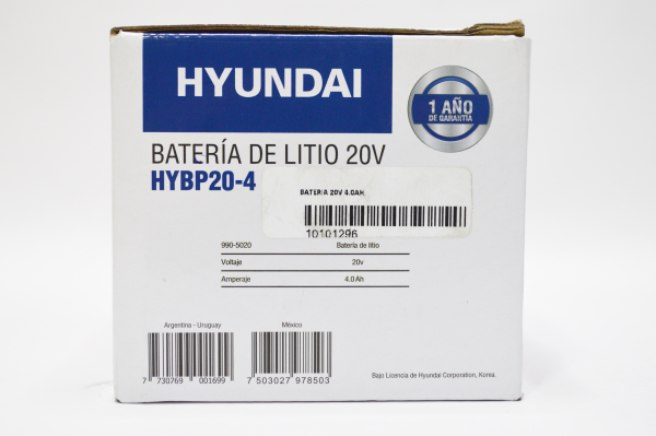 Bateria Hyundai HYBP20-4 20V 4AH LITIO - Imagen 3