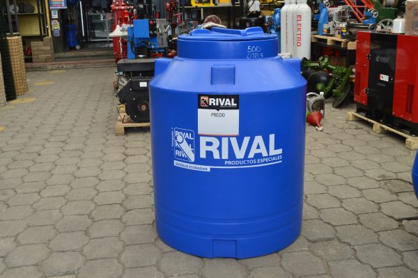 Tanques de almacenamiento De Agua Rival 500 Litros - Tipo Botella