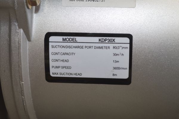 Bomba Motor Diesel Kama KDP30xx3 3x3 Pulgadas - Imagen 3