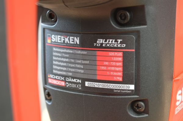 Rotormartillo Siefken SD3009 - Imagen 3