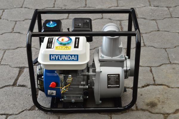 Bomba Motor Gasolina Hyundai HY80 7Hp 3x3 Pulgadas - Imagen 4
