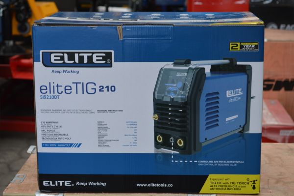 Soldadora Elite Tig 210HF Si9210dt 210Amp 110/220v - Imagen 4