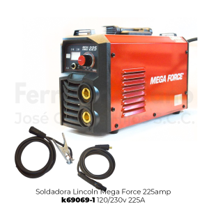 Soldadora Lincoln Mega Force 225Amp 110/200v