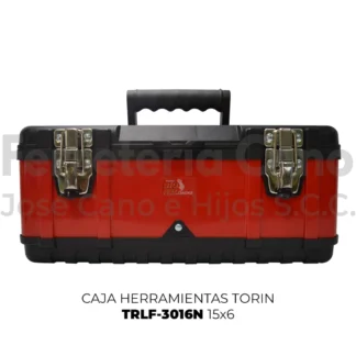 Caja de herramientas metálica Torin roja modelo TRLF-3016N