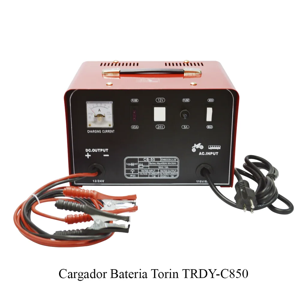 Cargador de Batería Torin TRDY-C850 para Auto 12V