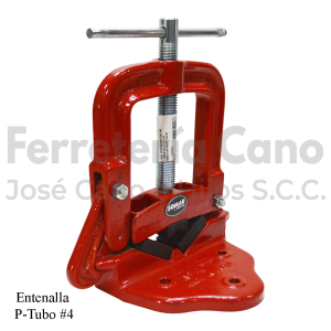 Entenalla para tubo somar fija de 4 pulgadas
