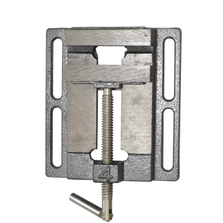 Entenalla para taladro de pedestal sencilla 4"