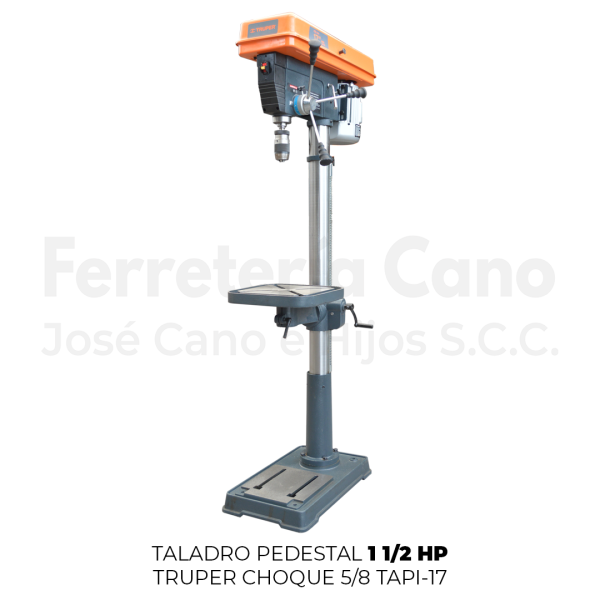 Taladro Pedestal Truper 1.5HP Choque 16mm