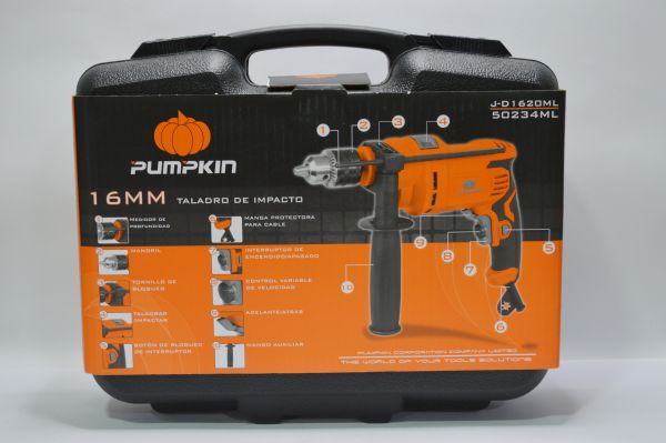 Taladro Pumpkin 650w 16mm J-D 1620ML - Imagen 4