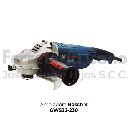 Amoladora Bosch GWS 22-230 9 Pulgadas 2200W Profesional