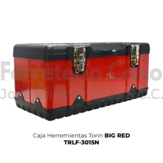 Caja de herramientas metálica Torin roja modelo TRLF-3015N