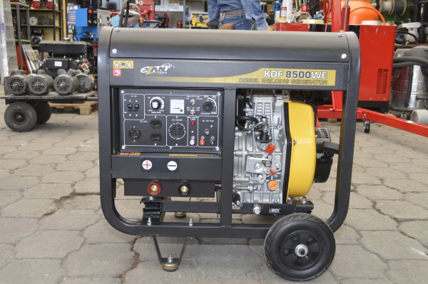 Motosoldadora Y Generador Diesel Elan Tools Kdf8500we 8500w - Imagen 4