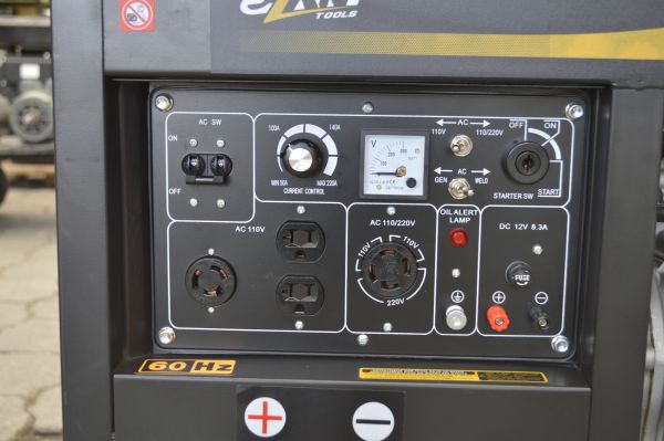 Motosoldadora Y Generador Diesel Elan Tools Kdf8500we 8500w - Imagen 5