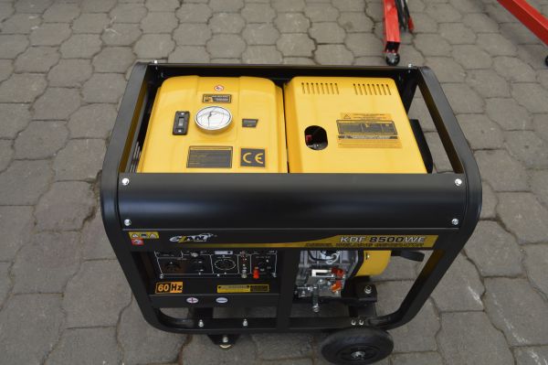Motosoldadora Y Generador Diesel Elan Tools Kdf8500we 8500w - Imagen 6