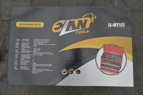 Juego Dados Elan Tools JJ-MT117 Set 117Pzs - Imagen 3