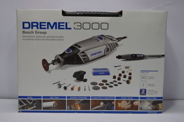 Rectificadora Dremel 3000 + 30 accesorios + 2 acoples - Imagen 3