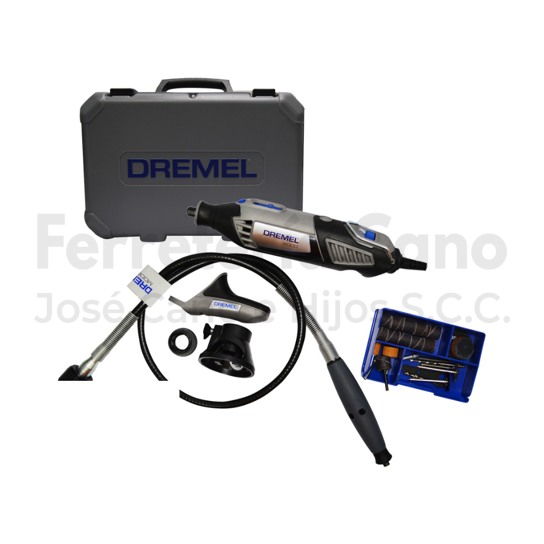 Dremel 4000 Series Rotary Tool Variable 35,000rpm with 30 Accessories and  Case 114-4000-2/30 - A. Louis Supply