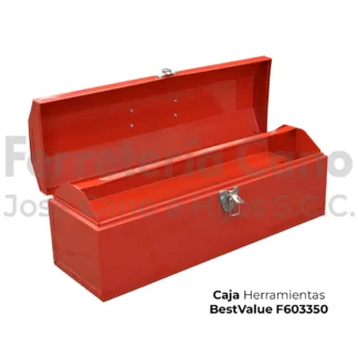 Caja de herramientas metálica Bestvalue de 19 pulgadas modelo F603350