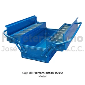 Caja de herramientas metálica Toyo Japón de 180 × 230 × 470 mm