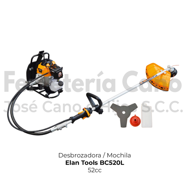 Desbrozadora Elan Tools BC520L Mochila 52cc