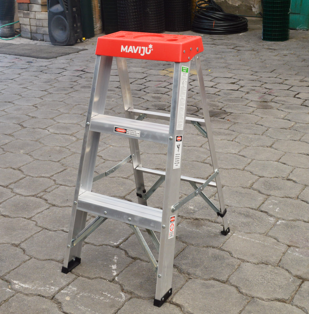 Escalera Tijera Aluminio Maviju Metros Gradas Ferreter A Cano