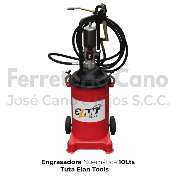 Engrasadora Neumatica Elan Tools 10 Litros TC-201H