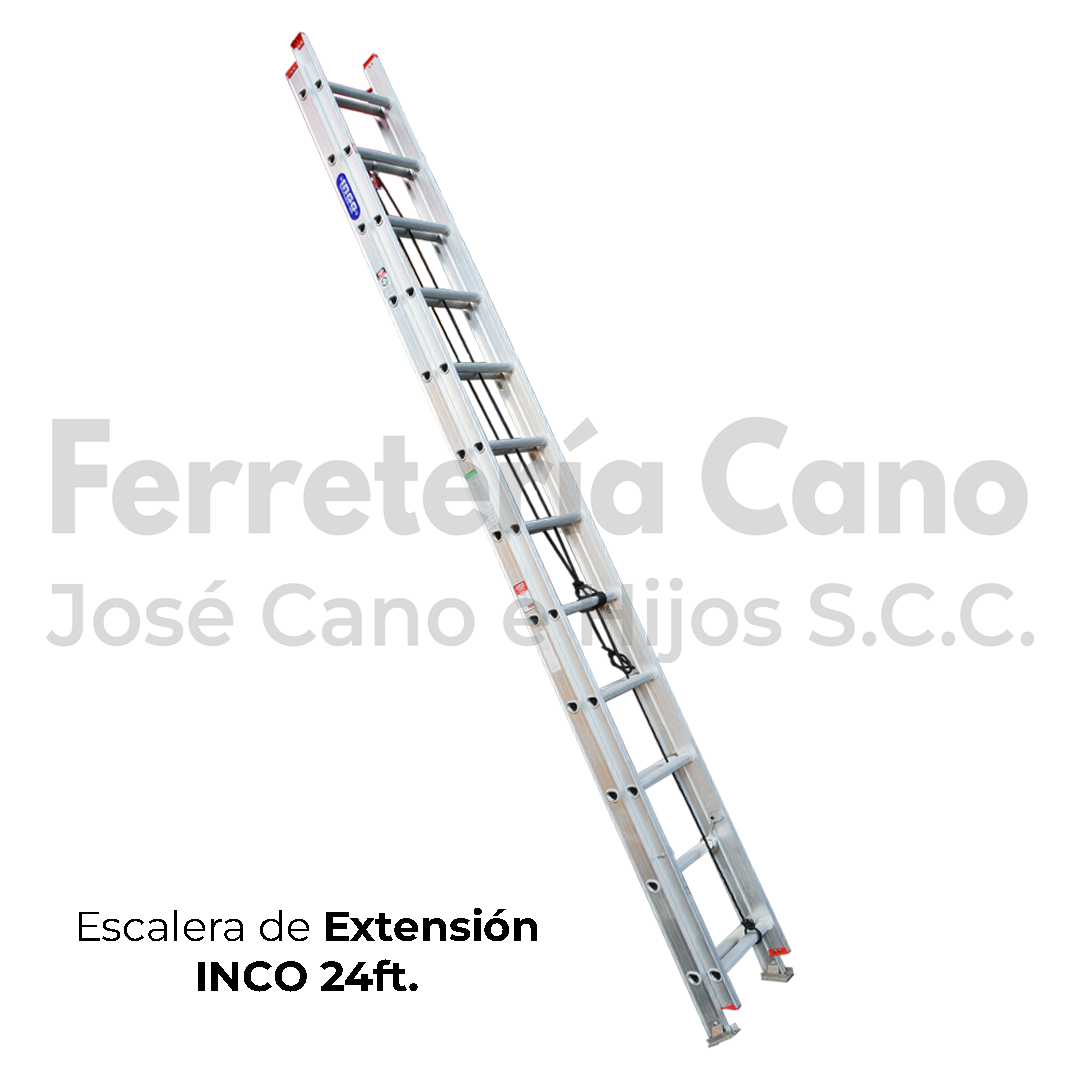 Pedagogía legumbres Especificado Escalera Telescópica alumino Inco 7.30 metros - Ferretería Cano