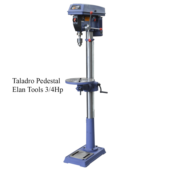 Taladro Pedestal Elantools 3/4 Hp 16mm 1.57metros