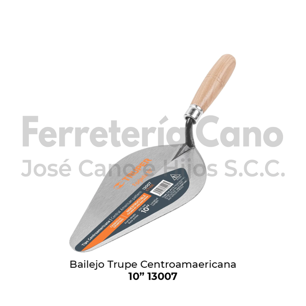 Bailejo Truper Centroamericana 10" CT-10C 13007