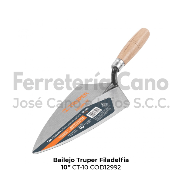 Bailejo Truper Filadelfia 10 Ct 10 12992 Ferretería Cano