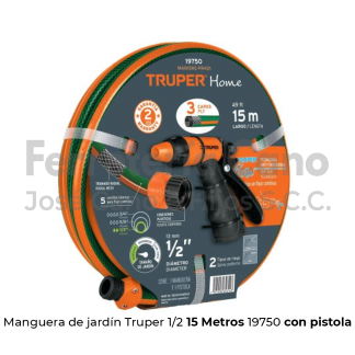 manguera truper 19750