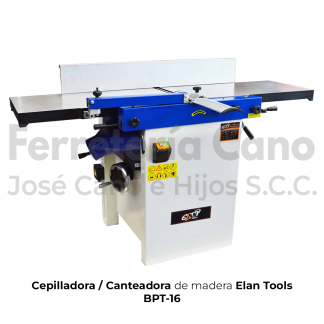Canteadora y Cepilladora para Madera Elan Tools BPT-16