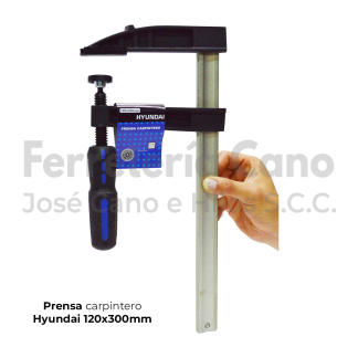 Prensa de Carpintero Hyundai 120x300mm para Madera