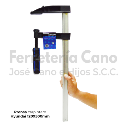 Prensa de Carpintero Hyundai 120x500mm para Madera