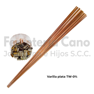 varilla de plata TW-0%
