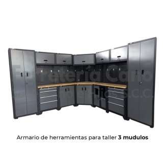 Armario de Herramientas Taller 3 Módulos