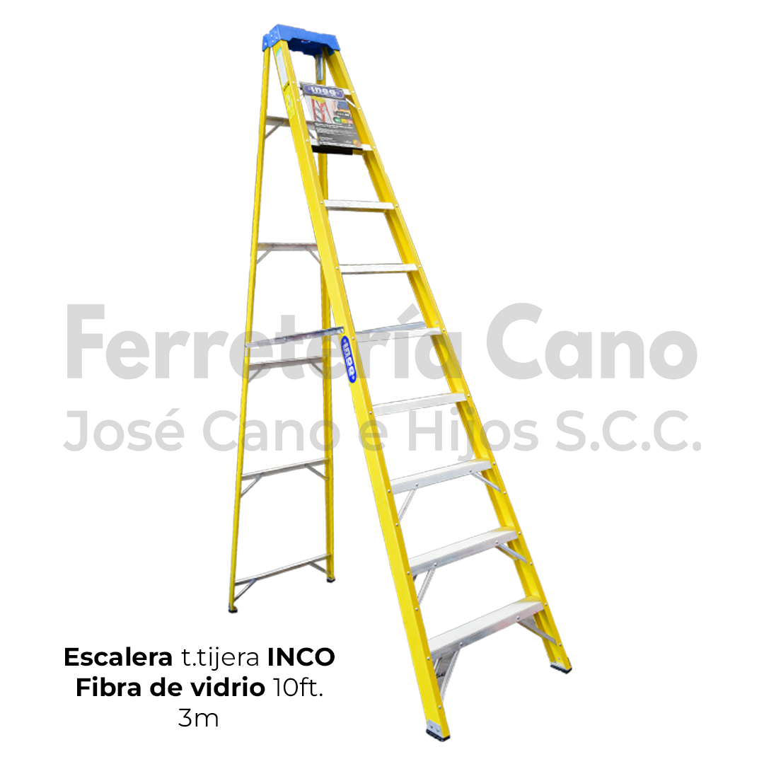 Escalera Telescopica Fibra de vidrio Inco 9.35 - Ferretería Cano