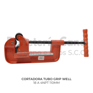 Cortadora de Tubo 1 a 4 NPT GRIPWELL 110mm