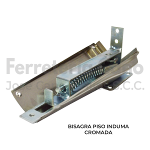 BISAGRA PISO INDUMA CROMADA