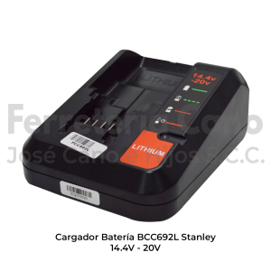 CARGADOR BATERIA BCC692L PARA STANLEY 14.4V-20V