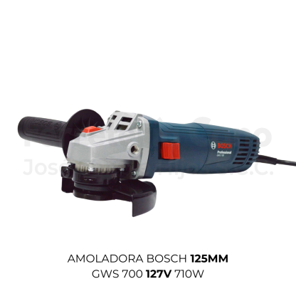 Amoladora Angular Bosch GWS 700 125mm 710W Profesional
