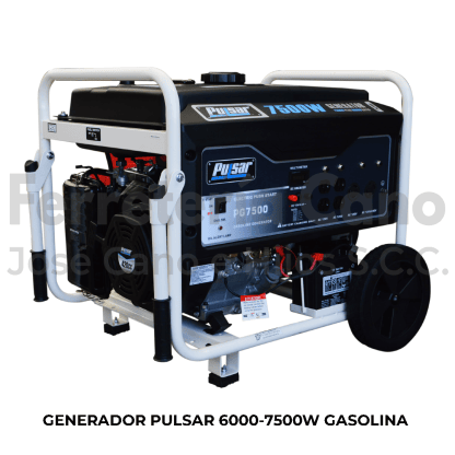 Generador Pulsar PG7500 7500W Pico Gasolina 120/240V